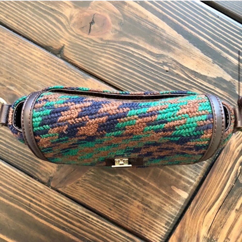 NWOT Talbots crossbody purse w/ knitted exterior - Picture 3 of 7